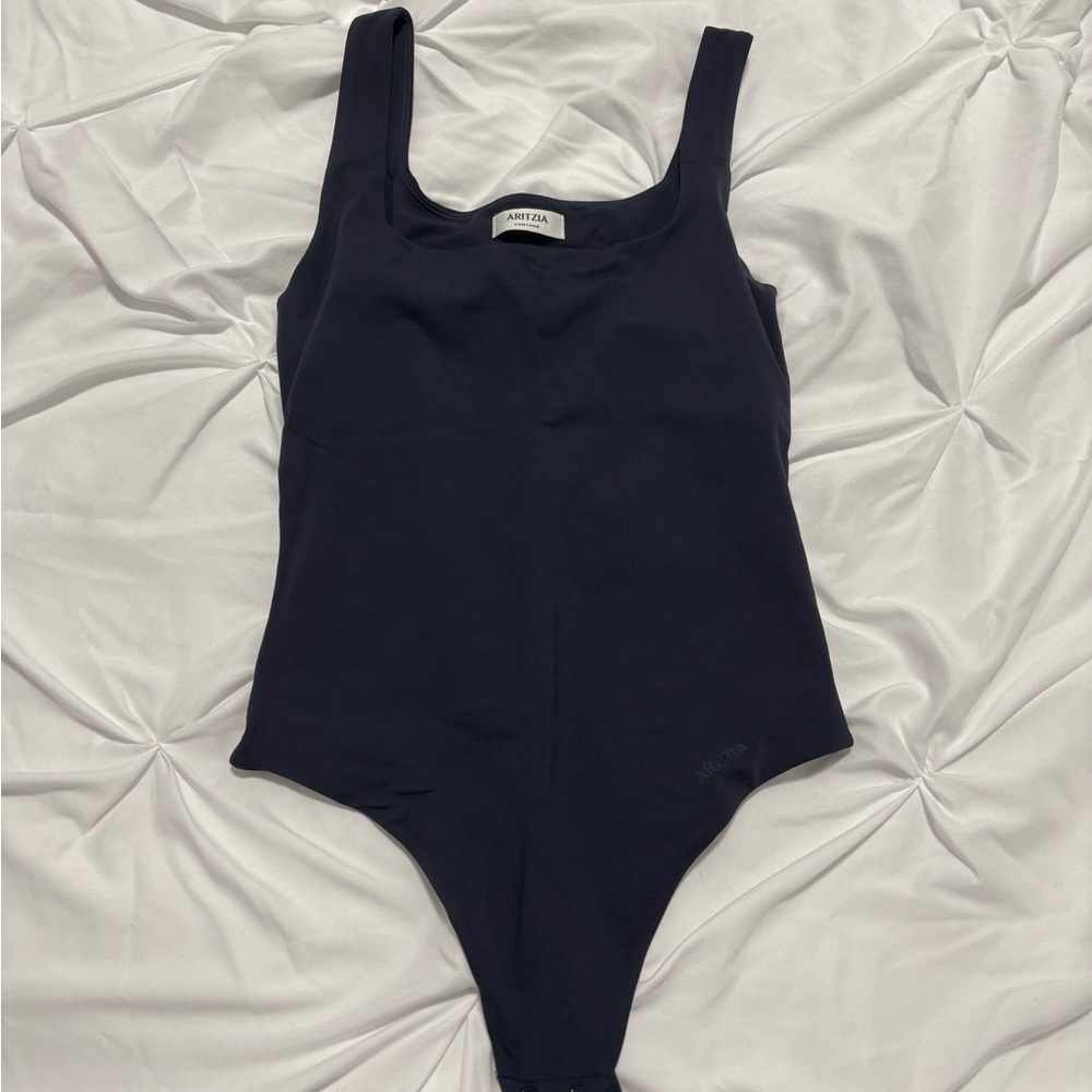 Aritzia Navy Bodysuit